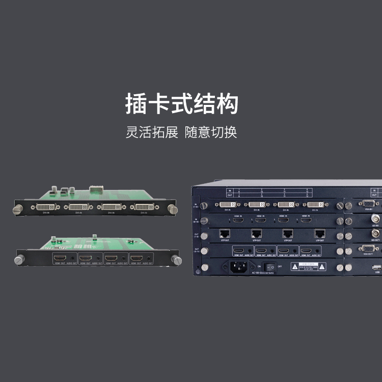 HDMI 4K高清多格式混插無(wú)縫切換視頻矩陣